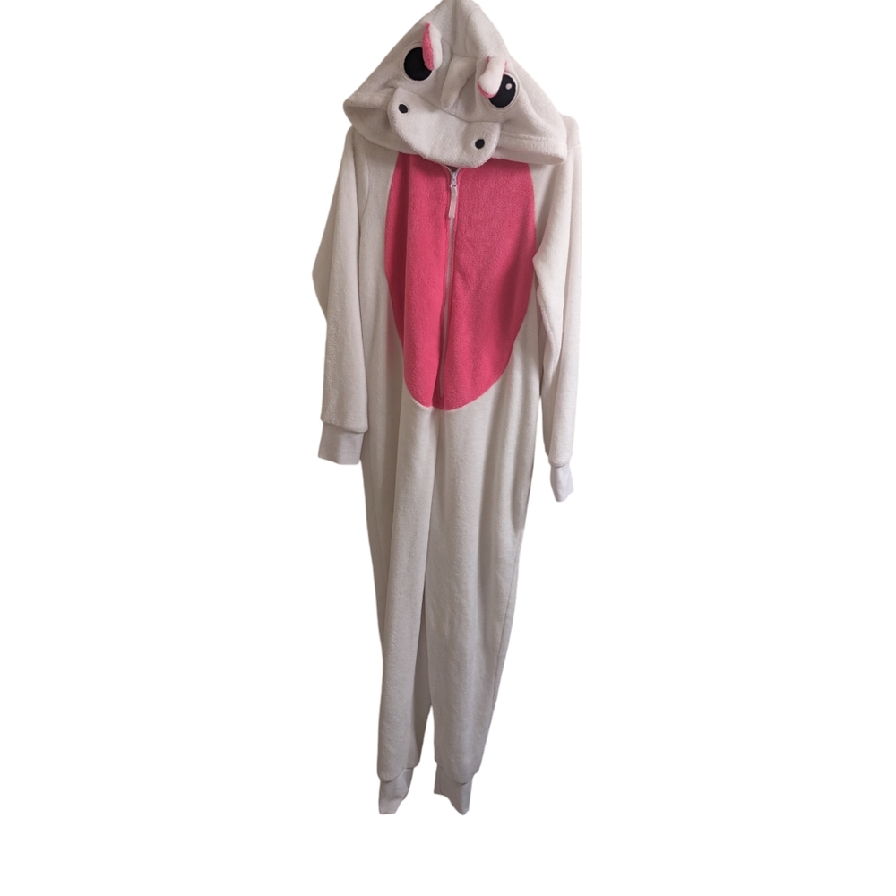 Pink & White Unicorn Onesie